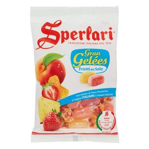 Bala de Gelatina Sabor Pêssego e Tangerina Sperlari 175g