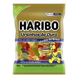 Bala de Ursinhos Sabor Frutas Haribo 80g