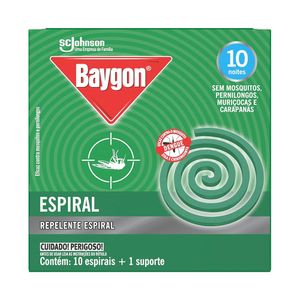 Repelente Espiral Baygon 10 Unidades