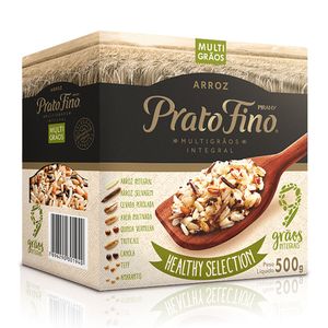 Arroz Multigrãos Healthy Selection Prato Fino Pirahy 500g