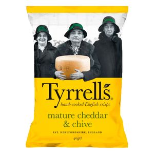 Batata Sabor Cheddar com Queijo Tyrrells 40g