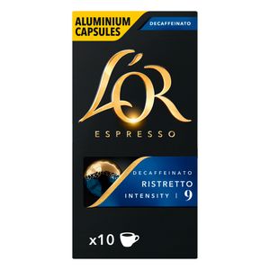 Café em Cápsulas Ristretto Decaffeinato L'OR 10un.