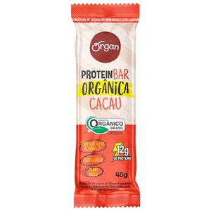Barra de Proteína Orgânica de Cacau Organ 40g