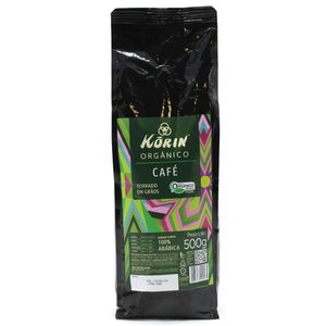 Café Torrado em Grãos Orgânico Korin 500g