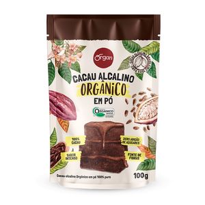 Cacau Alcalino Orgânico em Pó Organ 100g