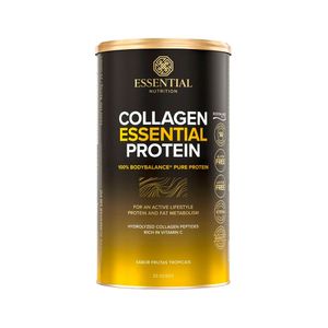 Collagen Essential Protein Sabor Frutas Tropicais Essential Nutrition 427,5g