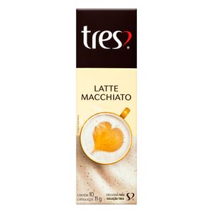 Café em Cápsulas Latte Macchiato 3Corações 10un.