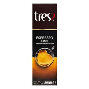 Café em Cápsulas Espresso Forza 3Corações 10un.