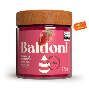 Geleia de Morango com Mel Baldoni 270g