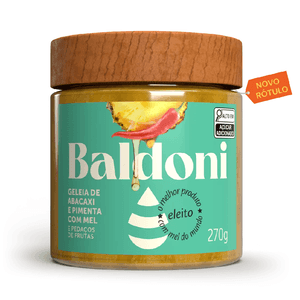Geleia de Abacaxi e Pimenta com Mel Baldoni 270g