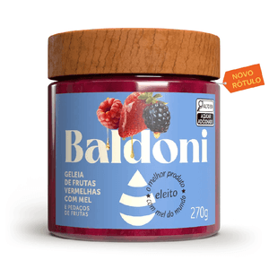 Geleia de Frutas Vermelhas com Mel Baldoni 270g