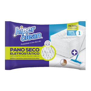 Lenços Secos Eletrostático HiperClean 16 unidades