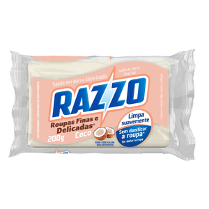 Sabão Roupas Finas e Delicadas Coco Razzo 180g