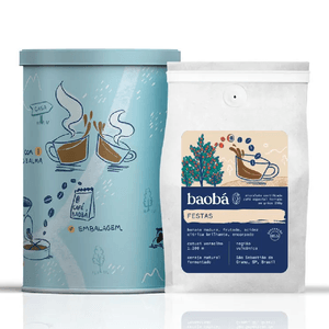 Café em Grãos Festas Lata Azul Baobá 250g