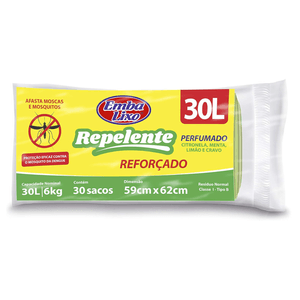 Saco de Lixo Repelente Embalixo 30l