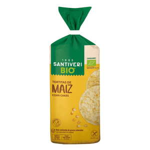 Biscoito de milho e arroz integral Santiveri 130g