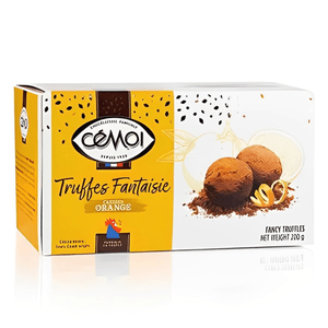 Trufas de Chocolate com Recheio de Laranja Fantaisie Cémoi 200g