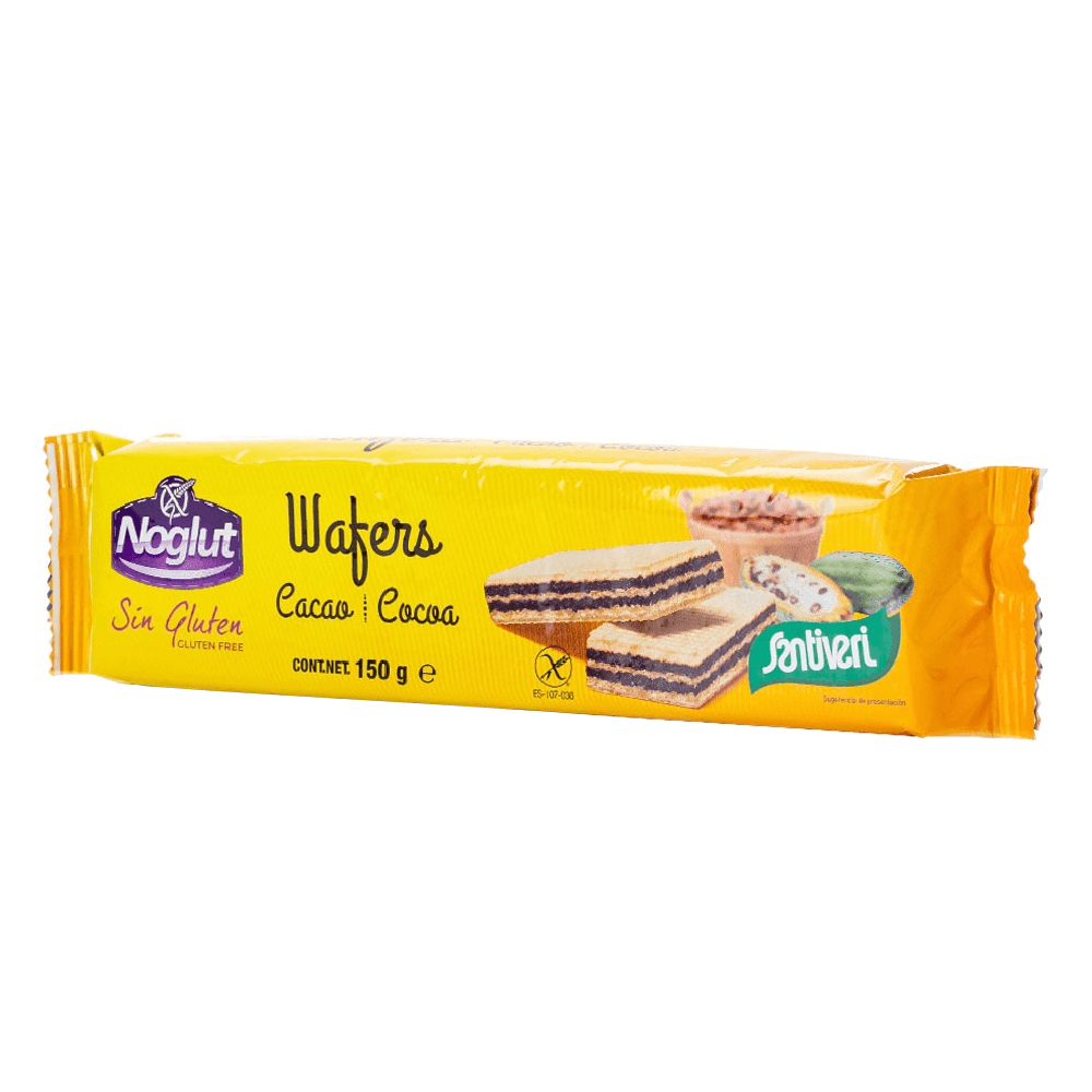 Wafer com Recheio de Chocolate Sem Glúten Santiveri 150g
