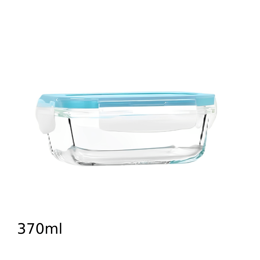 Pote Hermético de Vidro Retangular Wunderhaus 370ml