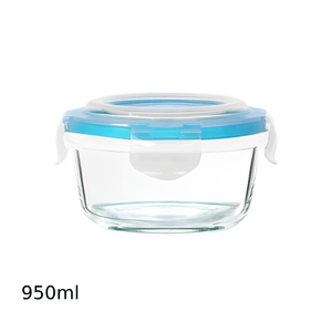 Pote Hermético de Vidro Redondo Wunderhaus 950ml