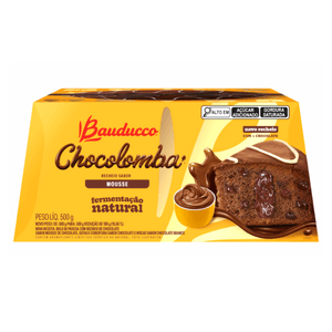Colomba de Chocolate com Recheio Sabor Mousse Bauducco - 500g