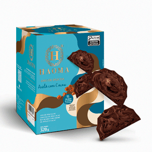 Ovo de Chocolate Recheado de Avelã com Cacau Haoma 320g