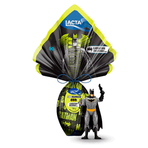 Ovo de Chocolate ao Leite Batman Lacta 166g