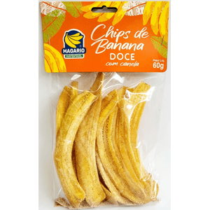 Chips de Banana Doce com Canela Magario 60g