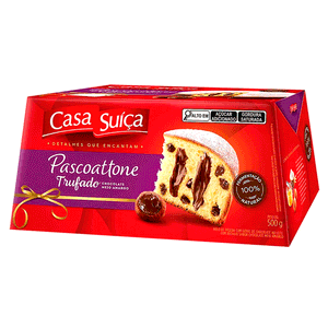 Colomba Pascoattone Trufado Casa Suíça 500g
