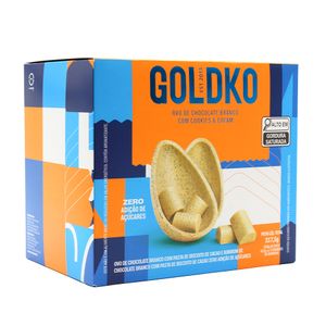 Ovo de Chocolate Branco com Cookies & Cream Goldko 317,5g