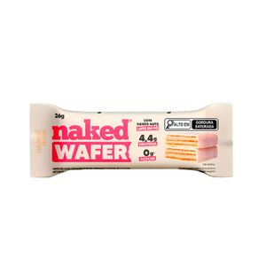Wafer Branco com Naked de Leite em Pó Naked Nuts 26g
