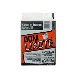 Saco Preto Dom Lixote Centúria 15L