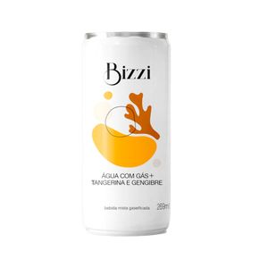 Água Com Gás Tangerina e Gengibre Bizzi 269ml