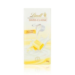 Chocolate Lindt Swiss Classic Tablete Branco 100g