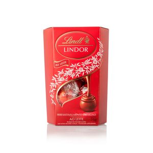 Chocolate Lindt Lindor Cornet Ao Leite 6 unidades 75g