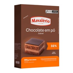 Chocolate em Pó Gourmet 32% Cacau Mavalério 200g