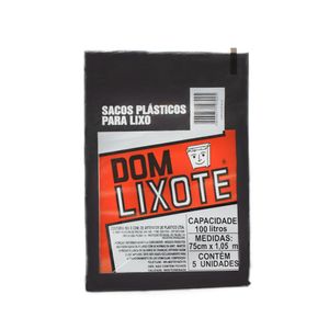 Saco Preto Dom Lixote Centúria 100L