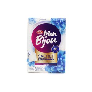 Sachet Perfumado Pureza Mon Bijou 5 Unidades