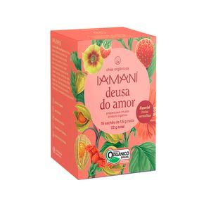 Chá Deusa do Amor Frutas Vermelhas Iamaní 15 Sachês