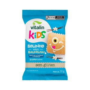Bolinho Sabor Baunilha Kids Sem Glúten Vitalin 30g