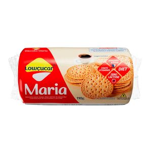 Biscoito Maria Sem Açúcar e Sem Lactose Lowçucar 110g