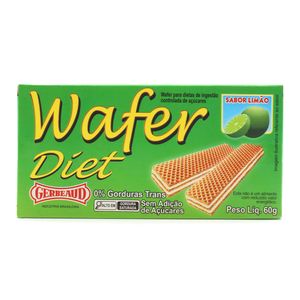 Wafer Diet Sabor Limão Gerbeaud 60g
