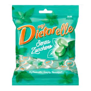 Bala de Menta Vegana Sem Açúcar Dietorelle 70g
