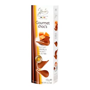 Biscoito de Chocolate ao Leite com Caramelo e Sal em Folha Gourmet Hamlet 150g