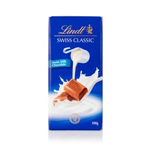 Chocolate Lindt Swiss Classic Tablete Ao Leite 100g