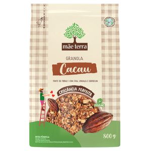 Granola Cacau Nibs Mãe Terra 800g