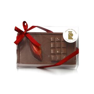 Placa de Chocolate Ao Leite Belga Fruto Barra 57g