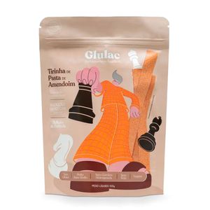 Tirinha de Pasta de Amendoim Sem Glúten Glulac 100g