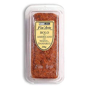 Bolo Americano com Nozes e Damasco Fin'Arte 350g