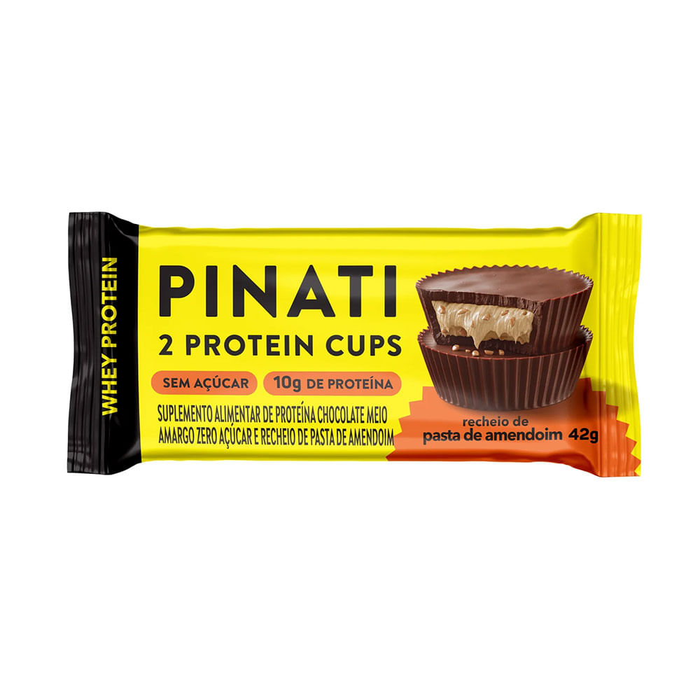 Suplemento Alimentar de Proteína com Recheio de Pasta de Amendoim